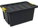 Contenitore Con Coperchio Archivo 2000 Nero 43 X 63 X 30 Cm 55 L