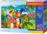 Castorland Dinosauro Selfie Puzzle Maxi 40 Pezzi