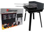 Master Grill & Party Griglia A Carbone Rettangolare Pieghevole Portatile MG936