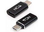 Adattatore Nanocable 10.02.0014/ Microusb Maschio - Usb Tipo-C Femmina