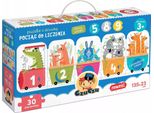 Czuczu Czuczu Puzzle Z Dziurką PociąG Do Liczenia 3+