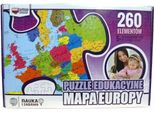 Puzzle Educativo - Mappa Dell'europa, 260 Pezzi