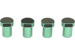 4 Pezzi 19 Mm Cane Da Panchina Verde In Lega Di Alluminio Banco Di Lavoro Peg Freno Stop Con Pad Antiscivolo Per La Lavorazione Del Legno