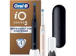 Oral B elektrische Zahnbürste Zahnpflege iO 2 Packung Schwarz Pink Doppelpack