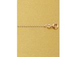 Gliederkette Lady, Rosa (Rosé), Halsketten, Damen, N-Groesse, Silber 925 (Sterlingsilber), L: 45, Gliederkette