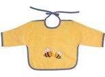 Lätzchen WÖRNER Bienen Ärmellätzchen, Baby, gelb, Baumwolle, Lätzchen, mit Ärmeln, maschinenwaschbar, trocknergeeignet