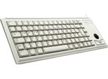 Cherry Slim Line G84-4400 - Tastiera - PS/2 - 83 Tasti - Trackball - Grigio Chiaro - Inglese (G84-4400LPBUS-0)