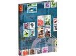 Pagna® 30100-15 Album Di Francobolli "Postage"" - A5, 16 Pagine, Fogli Neri"
