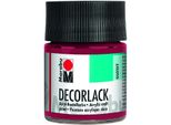 Marabu 1130 05 032 Decorlack Acryl Karminrot 50 Ml(P)