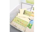 Baby Fine Biber Biancheria Da Letto Animali Safari 100X135 + 40X60 Cm Flanella