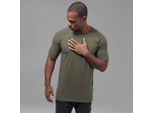 Urban Classics - Camicia Lunga Raglan Pleat Oliva - M