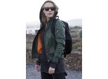 Urban Classics Donna - Basic Bomber Jacke Oliv - M