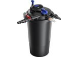 Sunsun CPF-15000 Filtro A Pressione Per Laghetti 10.000 L/H / 18 W Unità Uvc, Filtro A Pressione Per Laghetti Fino A 30.000 Litri, Chiarificatore Per Laghetti, Sistema Di Filtraggio