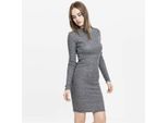 DáMské šAty Urban Classics Ladies Rib Dress Charcoal - M