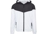 Urban Classics Uomo 2-Tone Tech Windrunner Blk/Wht - L