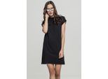 Donna Turtle Extended Shoulder Dress Nero Xxl