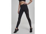 Urban Classics Donna - Leggings A Triangolo Tech Mesh - S