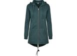 Urban Classics Donna - Sweat Parka Zip Hoody Bottiglia - L