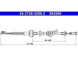 Ate 24.3728-3200.2 - Cavo Frizione Oe 0K30A 41 150C Per Rio (Dc)