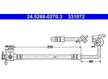 Ate Tubo Freno, Asse Posteriore, Destro 24.5268-0270.3