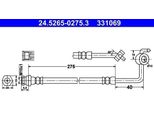Ate Tubo Freno, Asse Posteriore, Sinistro 24.5265-0275.3