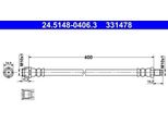 Ate 24.5148-0406.3 - Oe A 212 428 00 35 Tubo Freno Per Classe E (W212), Classe E (S212), Cls (C218), Cls (X218)