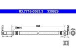 Ate 83.7716-0363.3 - Oe 901 428 04 35 Tubo Freno Per Sprinter (W901, W902), Sprinter (W903), Sprinter (W904), Sprinter (W909)
