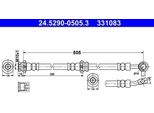 Ate 24.5290-0505.3 - Tubo Freno Oe 46210 8H305 Per X-Trail (T30)