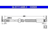 Ate 24.5111-0495.3 - Oe 4806 62 Tubo Freno Per 306