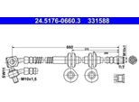 Ate 24.5176-0660.3 - Tubo Freno Oe 39041651 Per Cascada (W13)