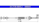 Ate 24.3728-0845.2 - Cavo Frizione Oe 2150 X3 Per 206 Cc (2D), 206 (2A/C), 206, 206 Sw (2E/K), 206 Van
