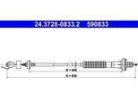 Ate 24.3728-0833.2 - Cavo Frizione Oe 2150 Az Per 206 Cc (2D), 206 (2A/C), 206 Sw (2E/K), 206 Van