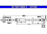 Ate 83.7847-0602.3 - Tubo Freno Oe 3C0 611 701 B Per Passat Cc (357), Cc (358), Passat (365, 362), Passat (3C)