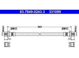 Ate 83.7849-0243.3 - Tubo Freno Oe 1Q0 611 775 A Per Yeti (5L), Eos (1F), Scirocco