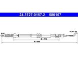 Ate 24.3727-0157.2 - Cavo Freno A Mano Oe 7D0 609 701 Per T4
