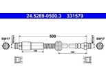 Ate 24.5289-0500.3 - Tubo Freno Oe 2K5 611 775 K Per Caddy Iv (Sa), Glc