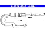 Ate 24.3728-0124.2 - Cavo Frizione Oe 357 721 335 E Per Passat (35I)