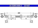 Ate 24.5289-0495.3 - Tubo Freno Oe 2K0 611 775 P Per Caddy Iii (2C, 2K)