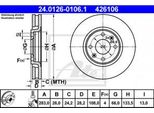 Ate 24.0126-0106.1 - Disco Freno Oe 4246 L8 Per 406