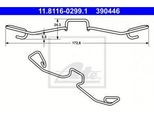 Ate 11.8116-0299.1 - Oe 4B0 615 269 Molla, Pinza Freno Per A6 (4B)