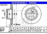 Ate 24.0120-0234.1 - Oe 34 20 6 790 362 Disco Freno Per X3 (F25), X4 (F26)