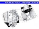 Ate 24.3571-9760.5 - Pinza Freno Oe 5N0 615 124 Per Q3 (8U), Alhambra (710, 711), Sharan (7N), Tiguan (5N)
