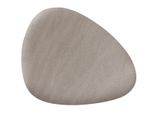 Zeller Present Tischset Kunstleder 42X34Cm Metallic Taupe