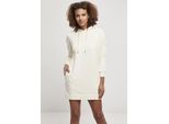 DáMské šAty Urban Classics Ladies Organic Oversized Terry Hoody Dress Whiteand - 4XL