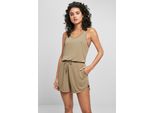 Urban Classics Donna - Tuta Corta Modal Cachi - Xs