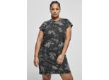 DáMské šAty Urban Classics Ladies Bleached Dress Nero/Grigio - L