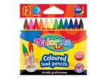 Kredki Grafionowe 12 KoloróW Colorino