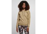 Urban Classics TB1524 | Felpa Con Cappuccio Da Donna Con Polsini A Coste - Colore: Khaki - Taglia: 5XL