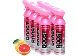 Boost Oxygen Ossigeno Puro In Bombola - 72 Litri Di Pompelmo Rosa, Ossigeno Puro Al 95% In 8 Bombole Trasportabili Da 9 Litri