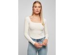 Urban Classics Donna - Body Sand Organico A Maniche Lunghe - 5XL